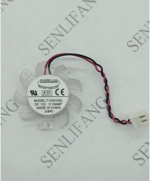 for T124010SL 37mm 23x29x29mm 12V 0.10A 2Pin For Gigabyte GT210 Graphics Card Cooler Cooling Fan