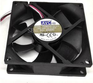for AVC DS08025B12H-014 DC 12V 0.30A 80x80x25mm Server Square Fan
