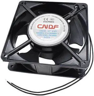 For CNDF TA12038HS-1 AC 110V 0.25A 120x120x38mm 2-wire Server Square Fan