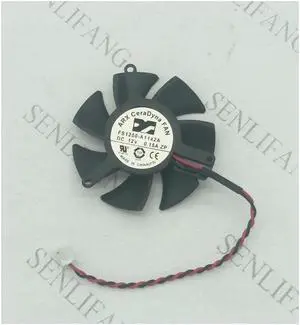 For ARX FS1250-A1142A FS1250A1342A  DC 12V 0.15A 2-wire Server Round Fan