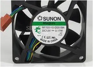 MF70251V2-Q020-S9A DC 12V 3.17W 7025 70*70*25MM 7cm 4-wire Chassis Cooling Fan
