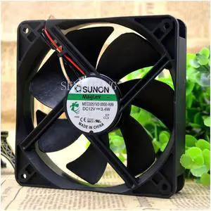 MEC0251V2-0000-A99 Cooling Fan DC 12V 3.4W 0.28A 450RPM 12025 12CM 120*120*25mm 3 Wires