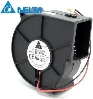 The new 7530 turbo blower 1U2U server 12V 0.10A quiet fan BFB0712L for Delta 75*75*30mm