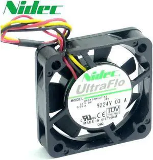 Nidec   Original U40X12MLZ7-53 4010 4cm 12V 0.05A  quiet fan  40*40*10mm