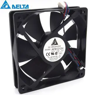 Delta New AFB1212H 12025 12cm 12V 0.35A three line winds chassis cooling fan for  120*120*25mm