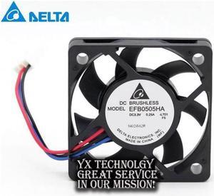 Delta The new EFB0505HA 5010 5V 0.25A 5cm double ball bearing fan with tachometer for  50*50*10mm