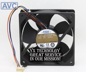 The new DA12032B48U 12 12032 48V 0.35A double ball bearing cooling fan for AVC 120*120*32mm