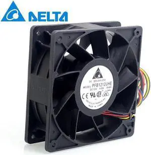 10pcs 12CM 120mm 1225 12025 120*120*25MM PWM Fan TFC1212DE 252CFM vs PFB1212UHE Most Powerful Server CaseFan
