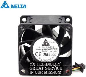 Delta new 60*60*38MM   6038 FFR0612DHE 12V 3.30A 6CM ultra violence a cooling fan  for  100pcs \/lot