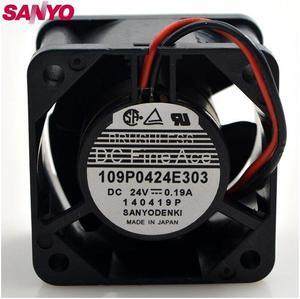 1pcs 109P0424E303 4028 4cm 4 cm 24V 0.19A large wind frequency converter fan