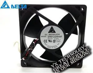 delta New Drive 12032 12cm dual ball bearing fan 24V 0.42A EFB1224HHF 120*120*32mm