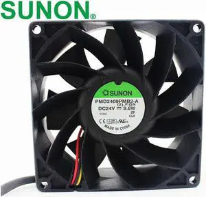 1pcs PMD2409PMB2-A 9038 90*90*38mm DC 24V 9.6W 3 wire converter cooling fan