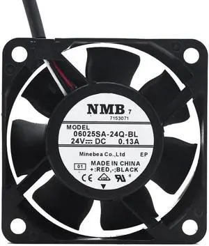 1pcs  06025SA-24Q-BL 24V 0.13A 3lines case axial cooling fan 6025 6CM 60*60*25mm