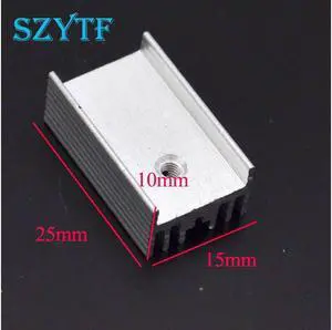 50pcs Heat sink 25*15*10MM (without pin) TO-220 transistor and other special high-quality heat sink