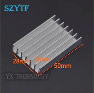 10pcs Quality heatsink module cooling heat sink block 50*28*8MM