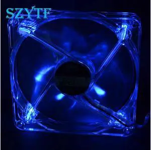 Blue or red pc fan 140mm pc case cooling fans  Best silent quiet  14cm DC 12V 2Lines 4D plug computer coolers