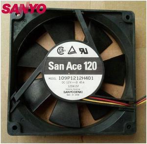 1pcs 109P1212H401 12025 120*120*25mm 12V 0.45A For Sun Server inverter axial cooler chassic case Cooling Fans