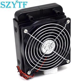 1pcs Low Noise 120 x 120mm Water Cooling CPU Cooler Row Heat Exchanger Radiator with Fan