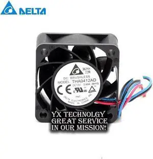 Delta New THA0412AD 4cm 4020 12v 0.60A fan dual ball wind capacity for  40*40*20mm