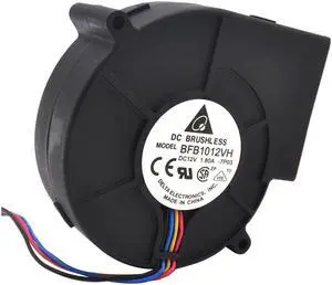 Original Delta 9733 turbo centrifugal fan blower BFB1012VH 12V 1.80A wind capacity 97*97*33mm