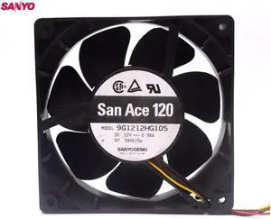 1pcs 9G1212HG105 12038 120mm 12cm DC 12V 0.98A cpu cooler heatsink axial cooling Fans