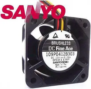 1pcs 109P0412B303 4028 4CM 40*40*28mm 12V 0.28A ball bearing cooling fan