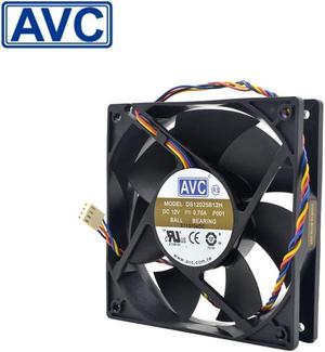 original  AVC DS12025B12H P001 120x120x25mm 12025 DC 12V 0.75A Cooling Fan pwm