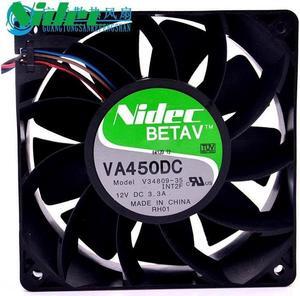 For Nidec 12038 PWM function 3.3A 12V 12CM violent fan VA450DC V34809-35
