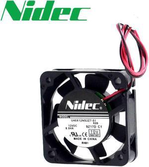 Nidec  U40X12NS2Z7-51 4cm4 PCT 12V 0.04A 4010 ultra-quiet fan  40*40*10mm