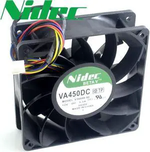 4-wire 12038  12cm VA450DC V34809-90 3.3A ultra violent winds conversion    double ball bearing fan suitable  for nides