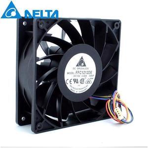 1PCS New and Original12 cm 12038 12cm FFC1212DE 2.4A Need double ball bearing fan violence for Delta 120*120*38mm