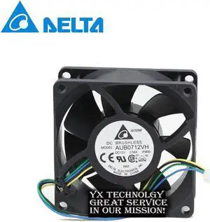 AUB0712VH 12V 0.56A 7CM 7025 4-wire PWM temperature controlled cooling fan  for delta