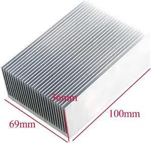 1pcs High- power electronic radiator heat sink fins fine-toothed 100 * 69 * 36MM