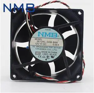 2pcs 3612KL-04W-B66 9032 9CM 90*90*32mm DC 12V 0.68Aserver inverter cooling fan