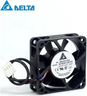 Delta New AFB0612EHD 6020 6cm 12V 0.47A double ball bearing PWM fan speed control speed for  60*60*20mm