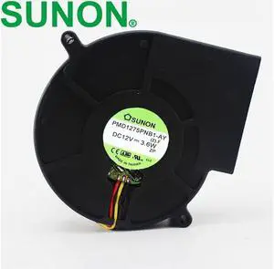 1pcs  PMB1275PNB1-AY 12V 3.6W blower built quasi 7530 7CM 75*75*30mm turbine fan+cooling fan
