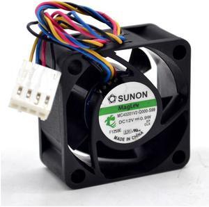 SUNON New and Original MC40201V2-Q000-S99 4020 12V 0.9W 4 wire PWM fan  40*40*20mm