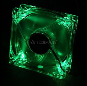 8025 GDT Green Red Bule Four color LED PC Computer Case Brushless Cooling Fan 80mm 8080x25mm 8025S DC 12V 4Pin Cooler