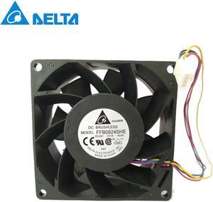 Delta New converter 8CM fan IPC 8038 24V 0.51A FFB0824SHE double ball 80*80*38mm