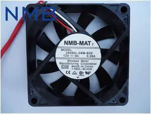 2pcs 2806KL-04W-B59 7015 7cm 12V 0.28A CPU dual ball bearing cooling fan