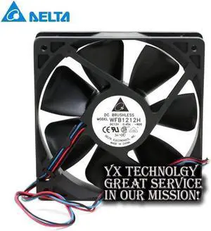 Delta WFB1212H-FOO 12v 0.45A 120*120*25mm speed winds of chassis double ball bearing fan for