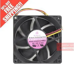 BI-SONIC 9025 SP922512H PWM 12V 0.32A 2 wire 4 wire cooling fan