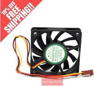 YOUNG LIN DFB601012H 12V2.8W 3 lines BALL Bearing cooling fan