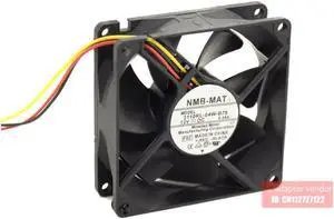 NMB-MAT NMB 3110RL-04W-B79 12V 0.44A 80*80*25 3 wire ball bearing cooling fan