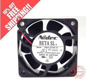 Nidec D06A-24TS8 01 24 V DC 0.15A 6025 cooling fan