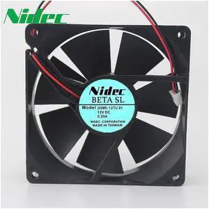 Nidec Original 9CM D09R-12TU 01 12V 0.20A 9025 computer chassis cooling fan  90*90*25mm
