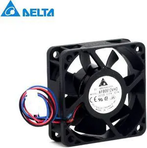 Delta Original new AFB0612VHD 6020 6CM 12V 0.27A three wire speed dual- ball bearing fan for  60*60*20mm