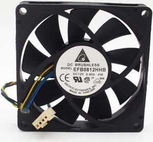 20pcs Cooling fan for Delta EFB0812HHB 8015 12V 0.4A 8CM four-wire PWM temperature control function
