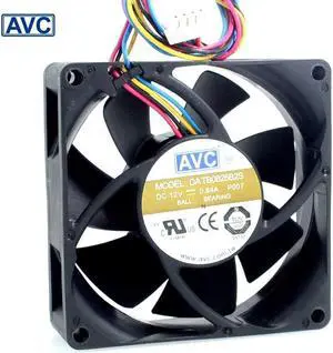New DATB0825B2S 8025 80*80*25mm 12V 0.84A PWM speed winds cooling fan violence