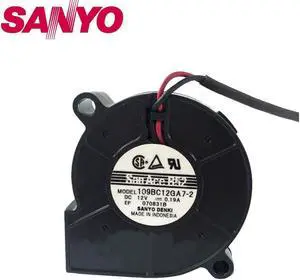 109BC12GA7 -1 5015 12V 0.12A 5cm 50mm turbo centrifugal cooling fan